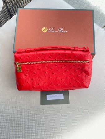 Loro Piana Extra Pocket  aus Vogelstraussleder