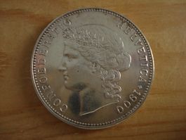 (H) 5 Franken  1900  UNZ-