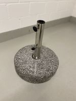 Granit-Schirmsockel, Durchmesser circa 40cm, Top Zustand!