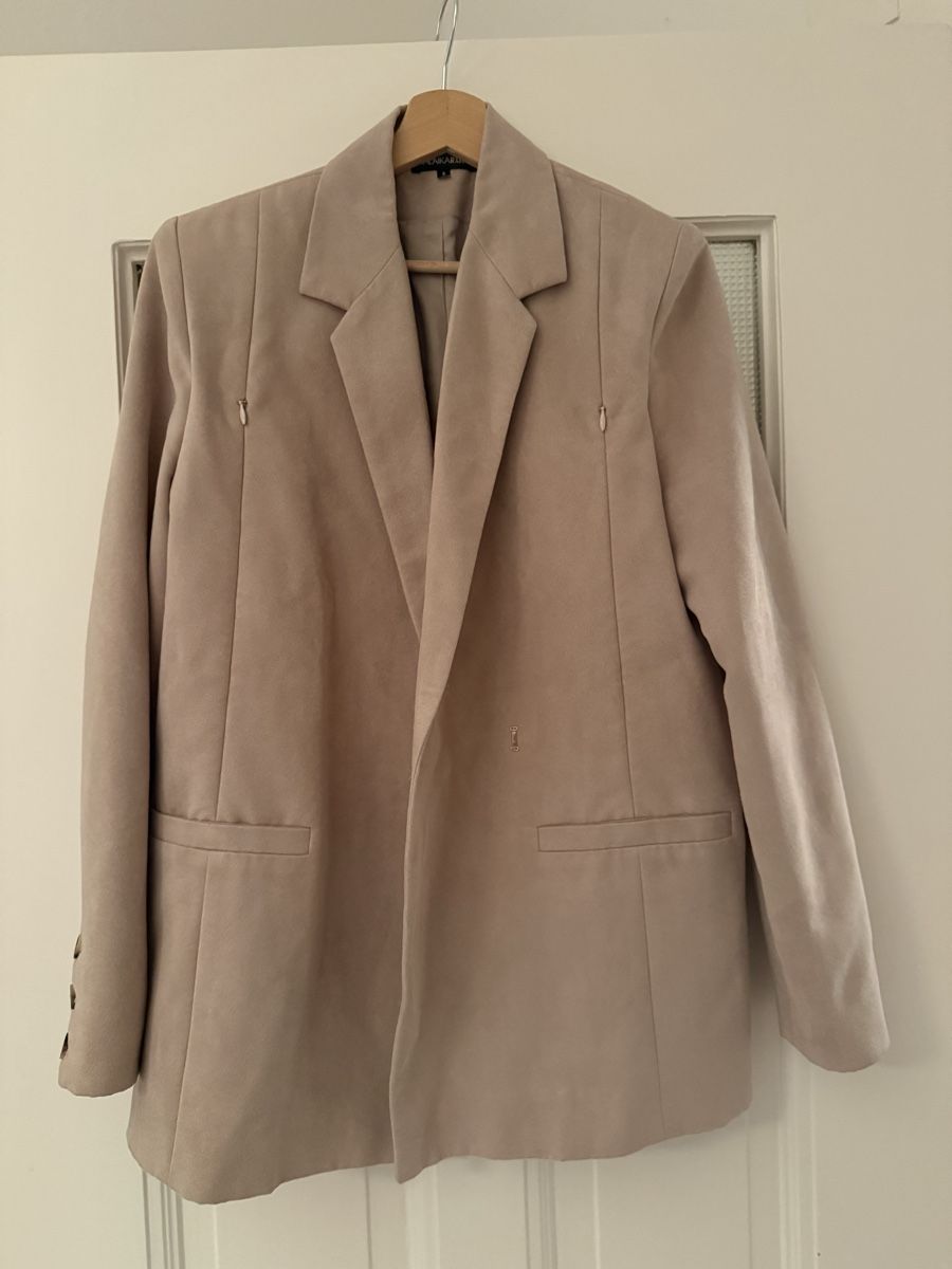 Jacken: Blazer in Wildlederoptik altrosa – Neu (gemäss Beschreibung) aus Zürich von eva_2rnq