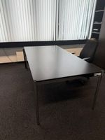 Original USM Haller Tisch 200x100 cm – schwarz