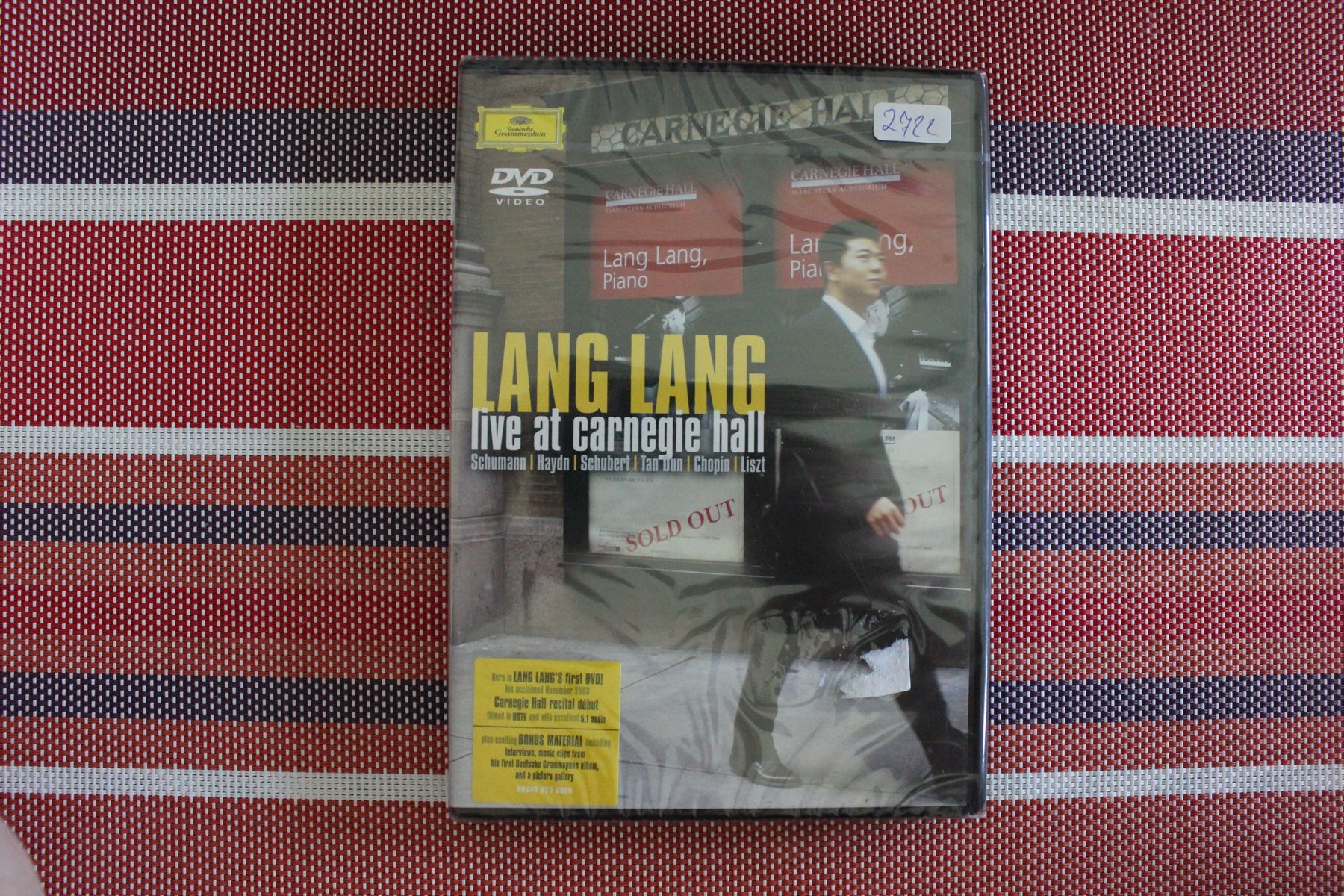 Tutti i DVDs: LANG LANG "LIVE AT CARNEGIE HALL" DVD NEU – Nuovo e nell'imballaggio originale da Geroldswil venduto da Schlumpfine1973