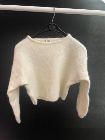 Flauschiger, kurzer Winter-Pullover, Grösse XS/S, neuwertig