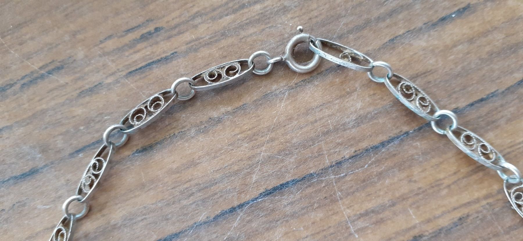 Catenine: Kette antik Silber – Usato da Mörschwil venduto da antiksalon 5