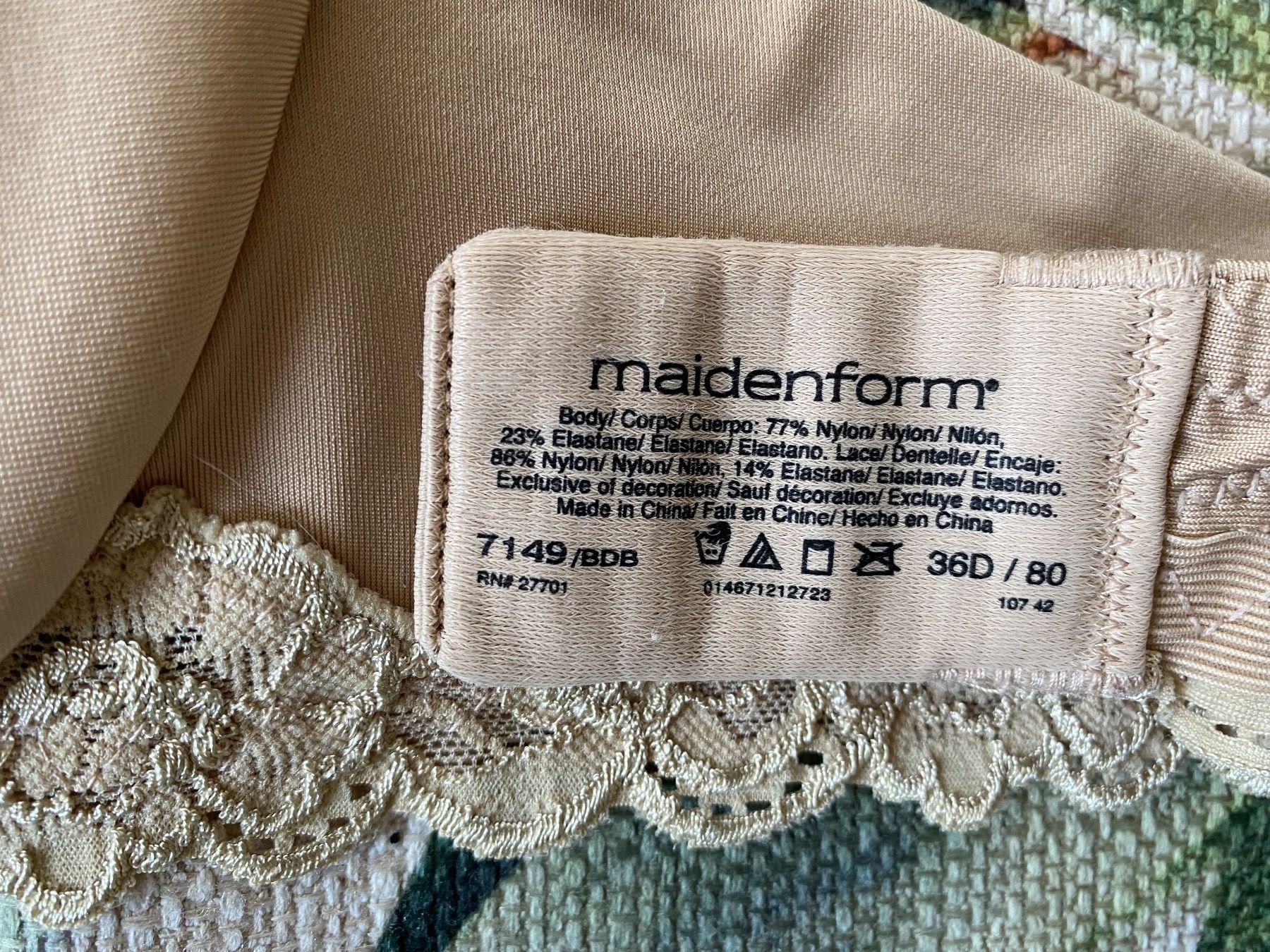 Altra biancheria intima: MAIDENFORM USA - BH mit variablen Trägern – Usato da Besazio venduto da lionheart63 2