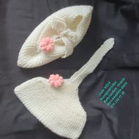 NEU Handgestrickte Bettsocken "Häschen" Gr. 38