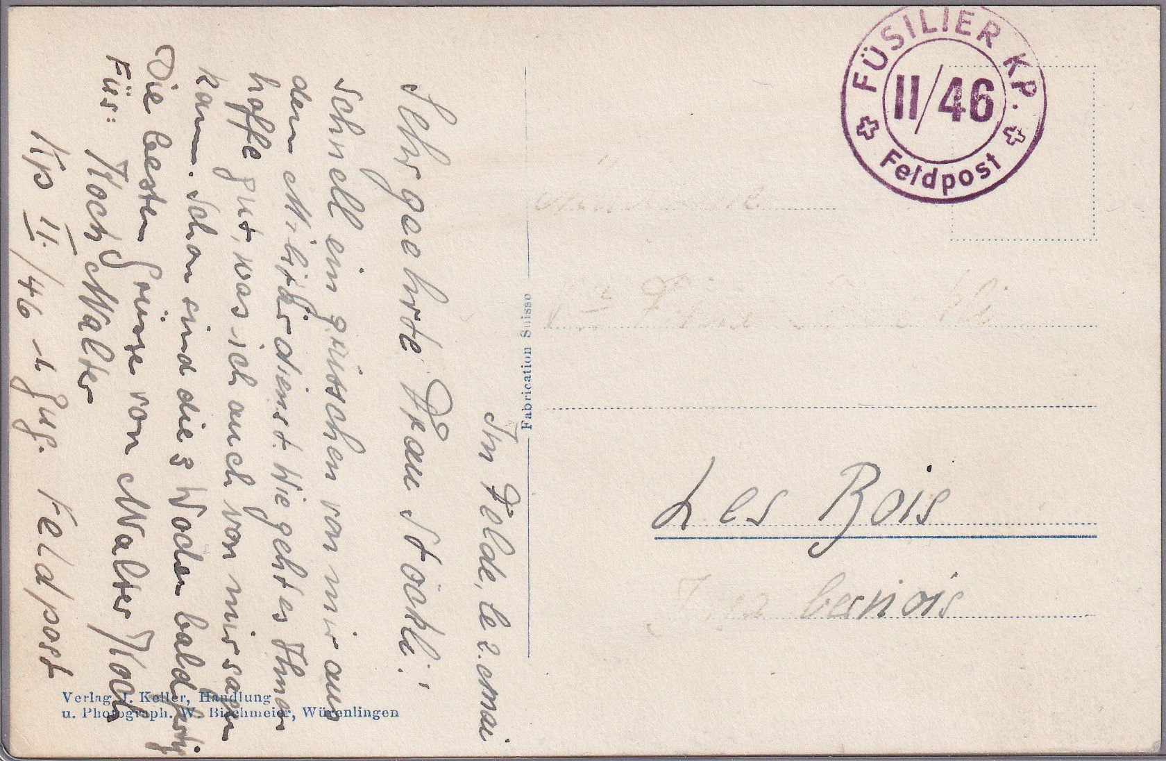 Cartoline postali: Gruss aus Oberendingen - 1935 – Usato da Orvin venduto da Pyaeschli 1