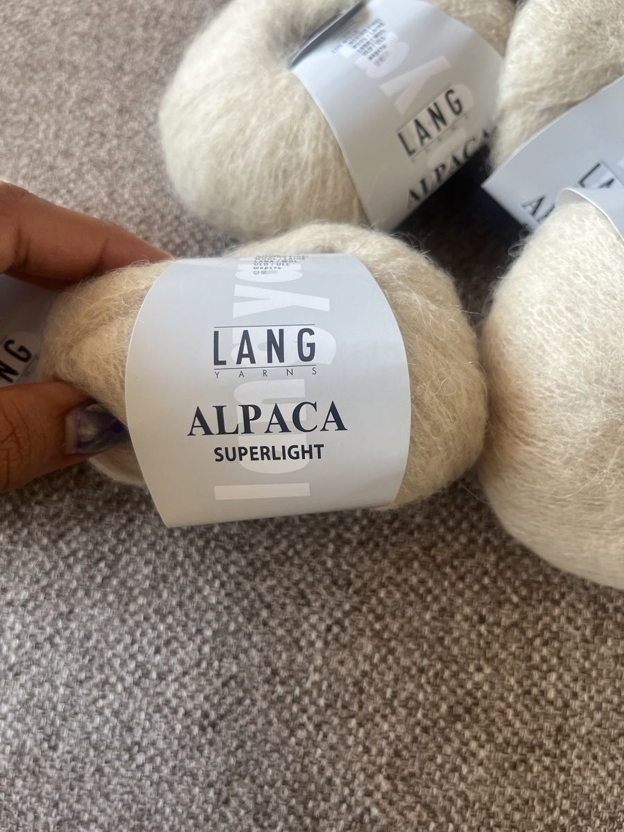 Lang Yarns Wolle: LANG YARNS ALPACA SUPERLIGHT neu – Neu und originalverpackt aus Basel von noe_k52t 1