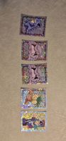 5 Pokemon Glitzer Sticker Set verschiedene Motive 