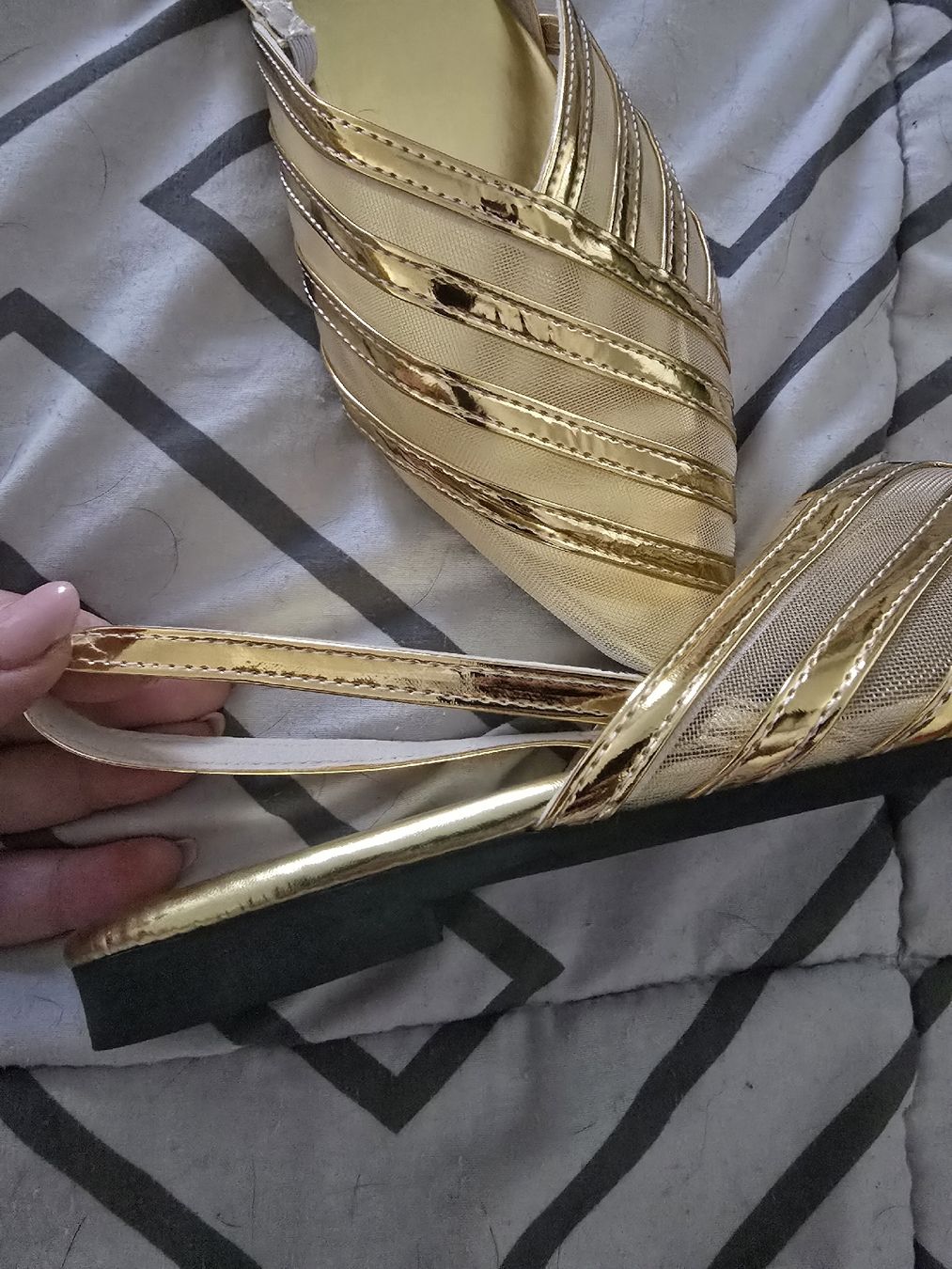 Scarpe da donna: GOLDENE SOMMER SANDALETTE, GR 41 – Nuovo e nell'imballaggio originale da Möriken AG venduto da rowyta 4