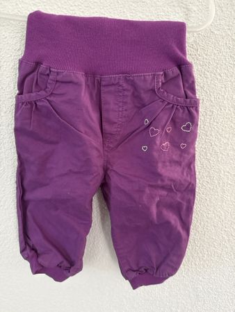 H&M Hosen Lila Grösse 68 guter Zustand
