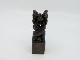 Asiatische Steinfigur Stempelfigur