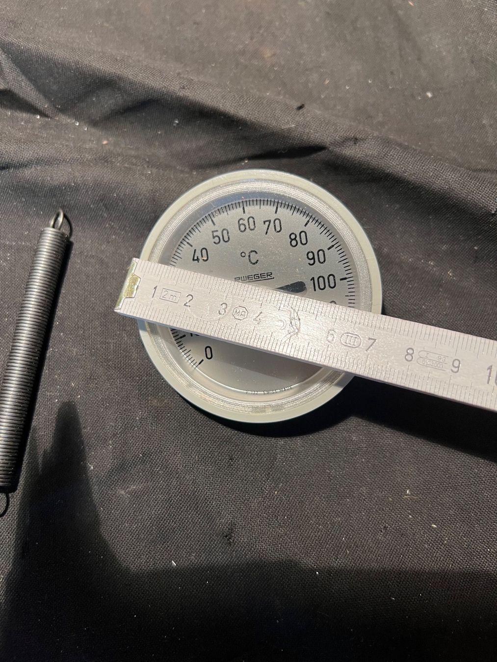 Sonstiges für Haushalt & Wohnen: Anliegethemometer Thermometer Ø 70mm mit Feder – Neu (gemäss Beschreibung) aus Niederrohrdorf von ledergerber 1