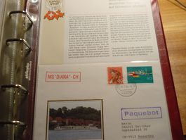 Schiffspost Schweiz, mit Deutschem Stempel Hamburg 1994