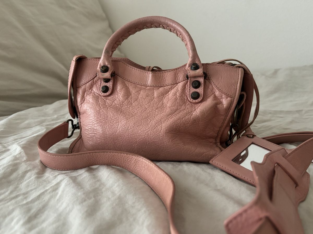 Balenciaga Taschen für Damen: Balenciaga City Mini Rosa – Gebraucht aus Zürich von ccitylightss 1