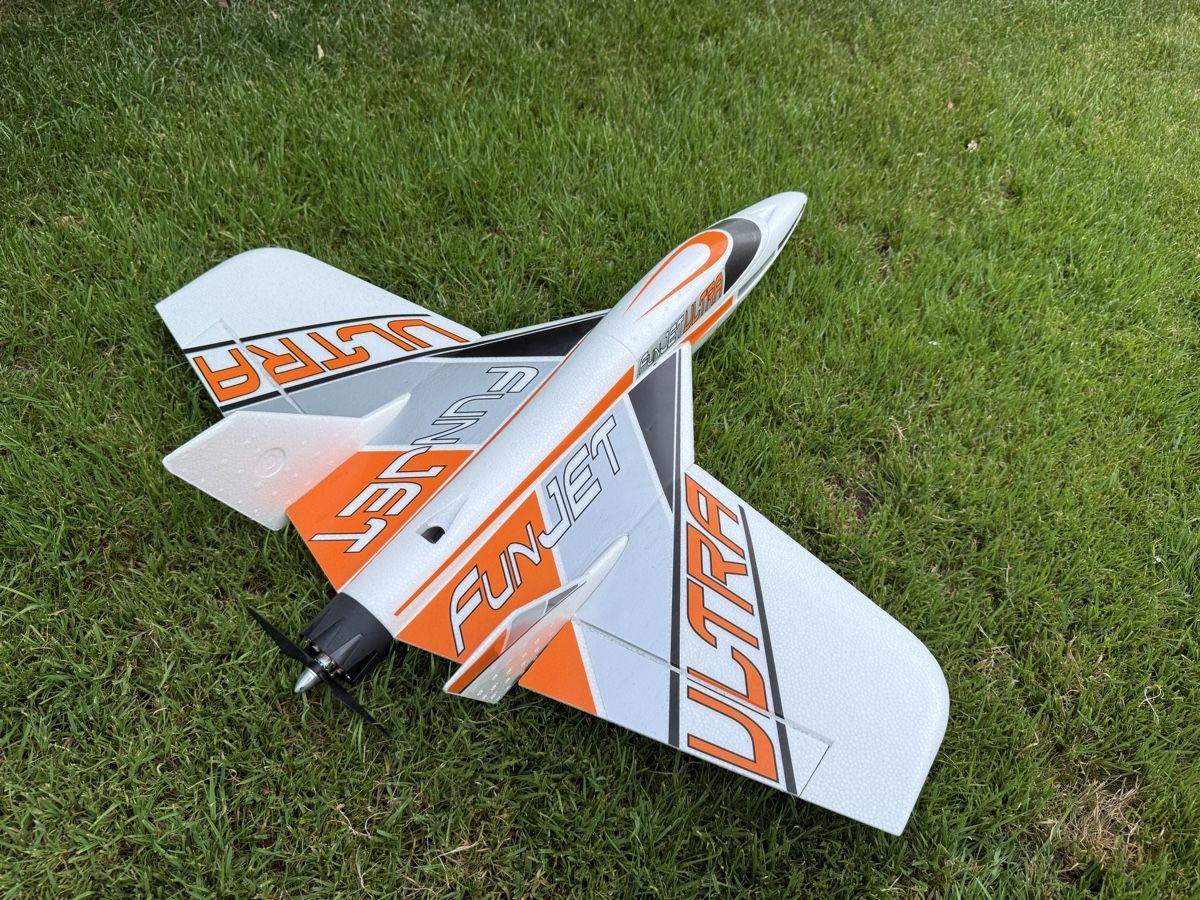 Multiplex RC Modellbau: Multiplex Fun Jet Ultra mit Antrieb und Servos – Neu (gemäss Beschreibung) aus Galgenen von White73 1