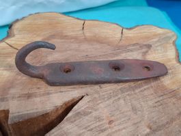 1 schöner antiker Wand Haken mit Platte (3784#AEW0)