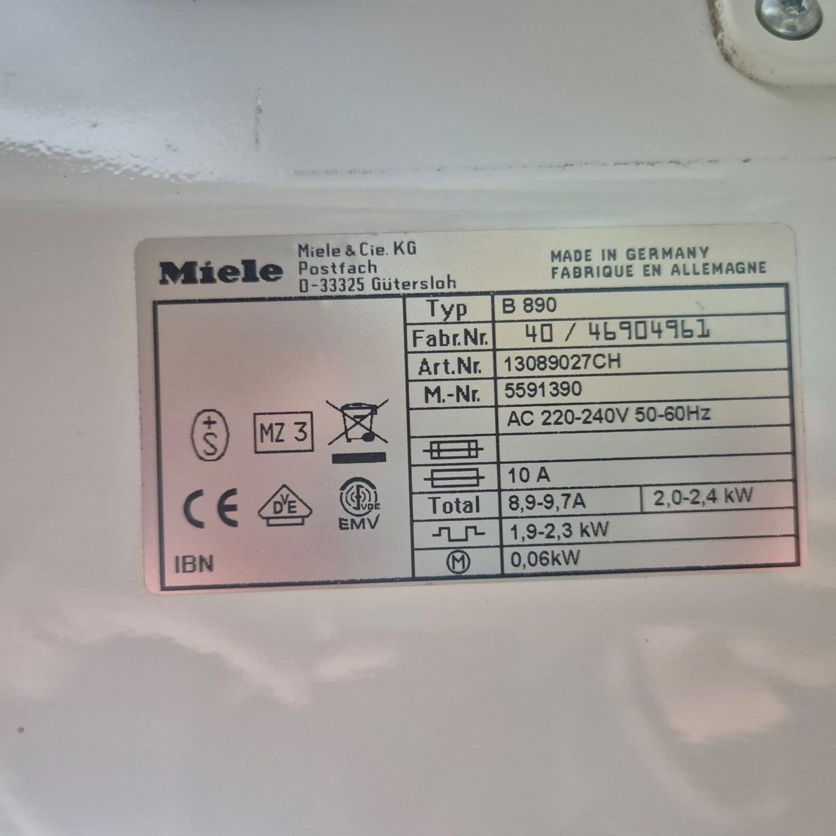 Miele Ferri da stiro: Miele Bügelmaschine – Usato da Kerns venduto da beefin53 1