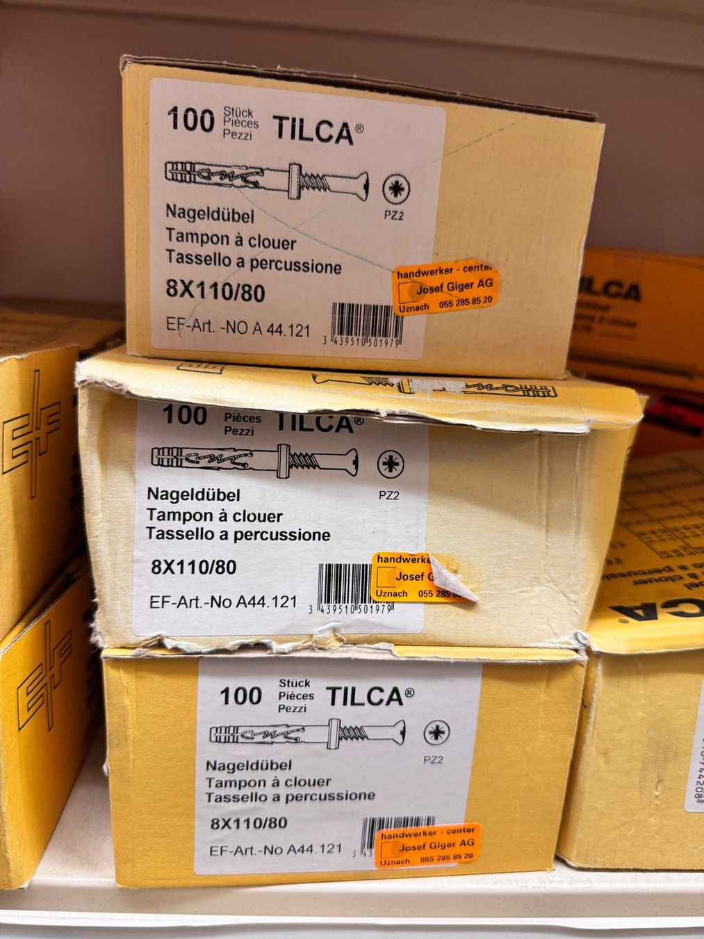 Efco Tutti gli attrezzi: Tilca Nageldübel 8mm – Usato da Uznach venduto da handwerker_center 1