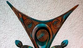 Keltisches Symbol "Enigma" Skulptur v. Gill Hobson