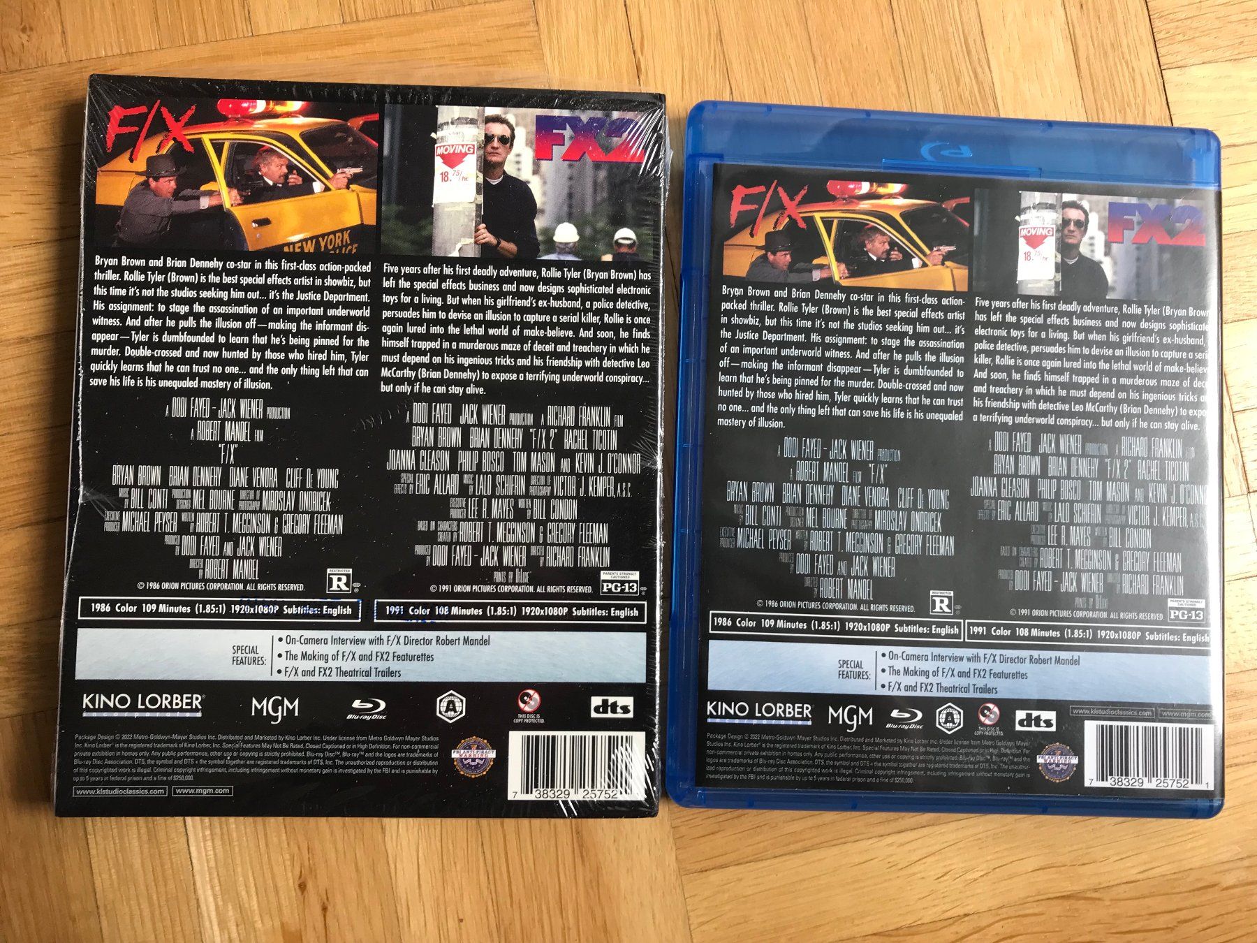 Tutti i DVDs: F/X + FX2 - Double Feature - Kino Lorber - Blu-ray – Nuovo (secondo la descrizione) da Zürich venduto da Malcom 2