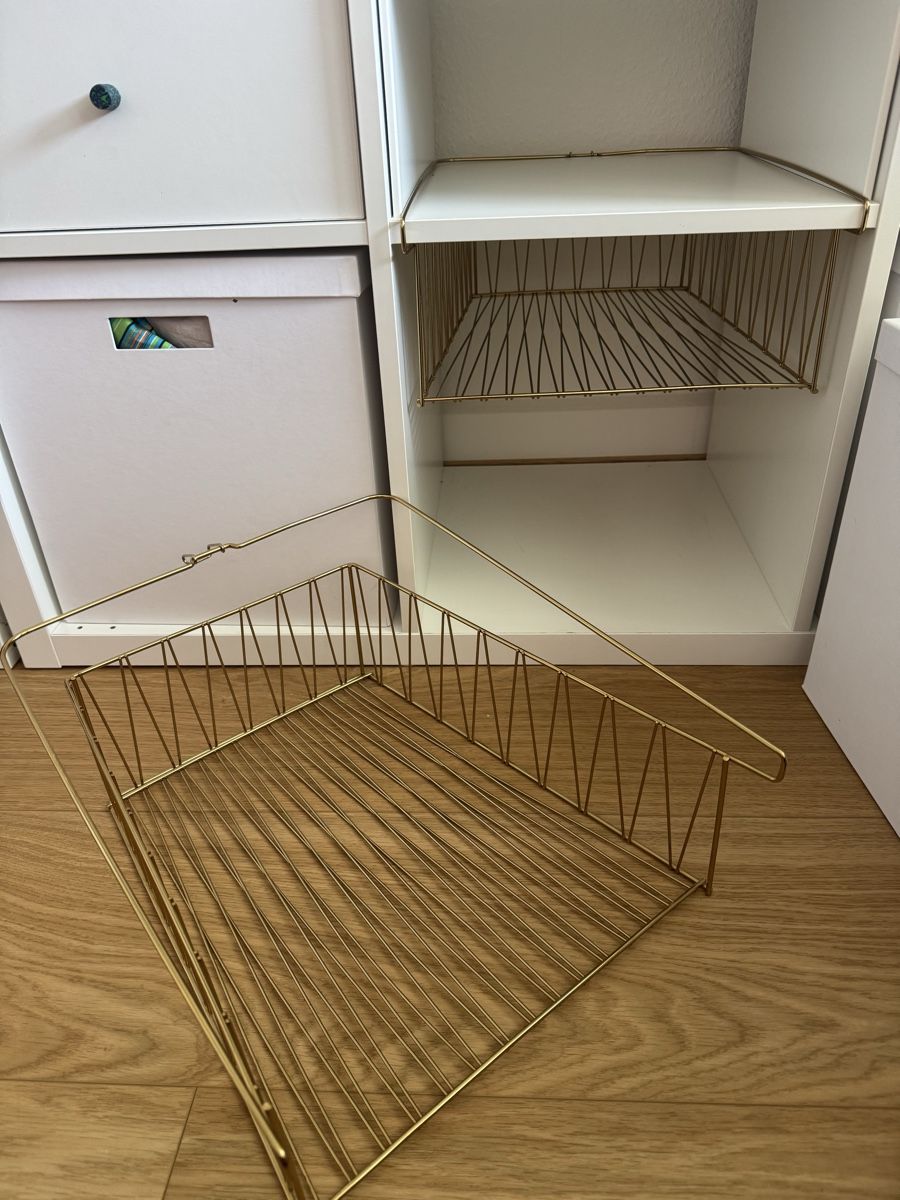 Ikea Altro per la casa: Ikea Kallax Drahtkorb Gold – Nuovo (secondo la descrizione) da Zürich venduto da sge_8gzg 2