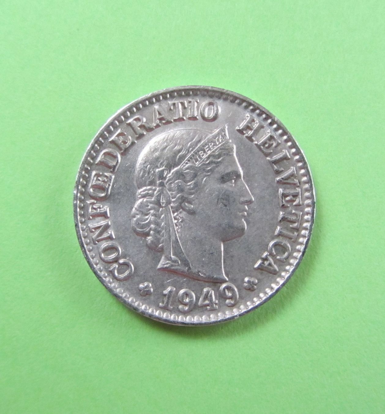 Tutti le monete: 10 Rappen Münze 1949 – Usato da Malters venduto da moc_z8d9
