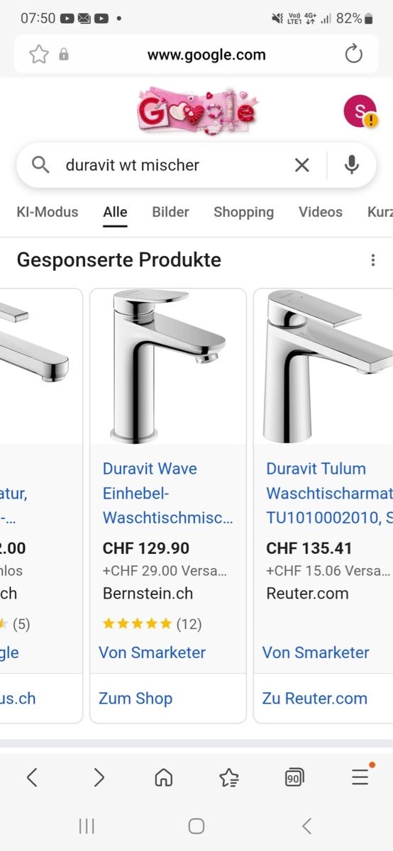 Spülbecken & Waschbecken: Waschtisch Duravit – Neu und originalverpackt aus Tägerig von Unbekannt5522 6