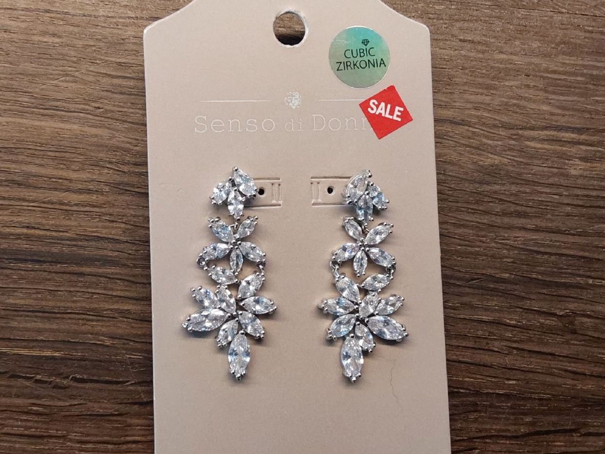 Orecchini pendenti & Orecchini a lobo: Ohrschmuck mit Zirkonia neu – Nuovo e nell'imballaggio originale da Köniz venduto da scopello12 1