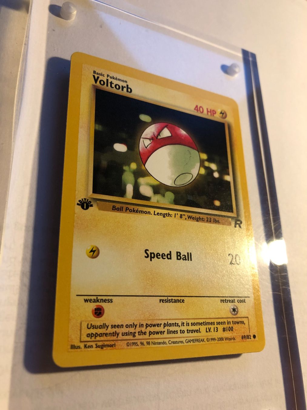 Cartes à collectionner: Voltorb 1st Team Rocket - MINT - ab 1.- – D'occasion à Giubiasco par dan_pr8b 1