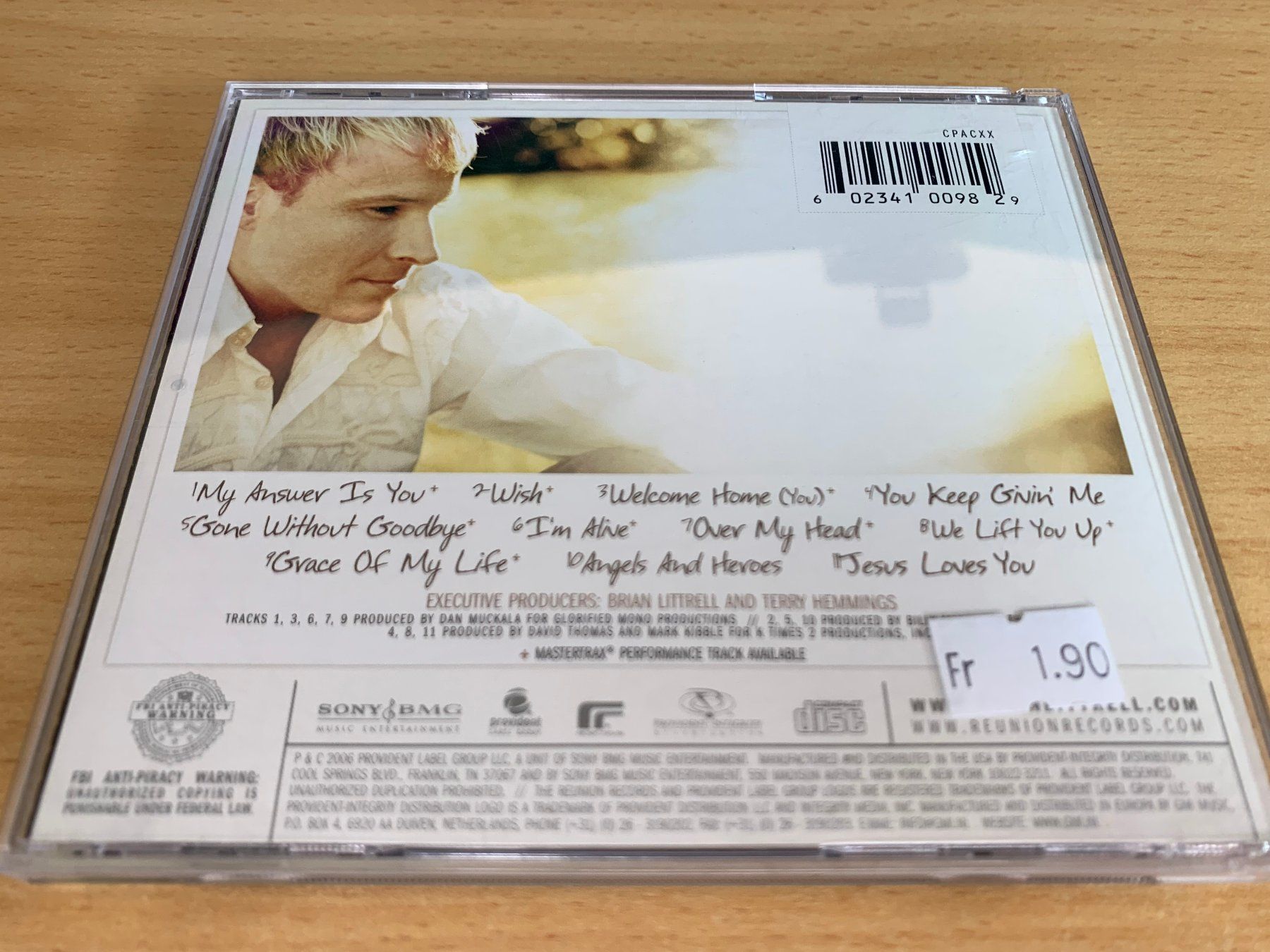 CD: Brian Littrell – Welcome Home – Usato da Rikon im Tösstal venduto da Alpenmutz 1