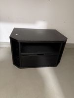 Schwarzes TV-Möbel mit Schublade - Top Zustand!