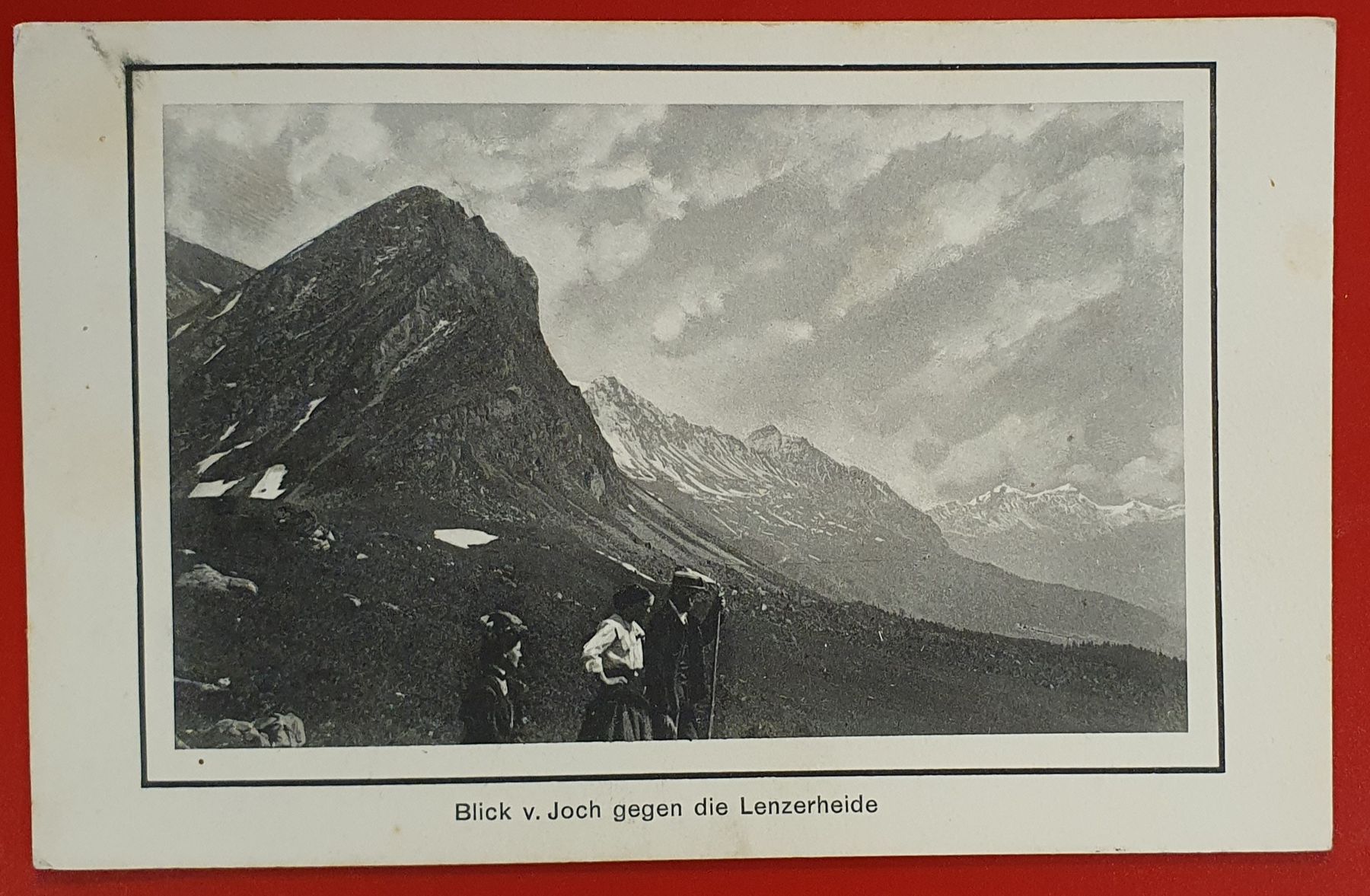 Cartoline postali: Tschiertschen - Blick v. Joch gegen die Lenzerheide – Usato da Kreuzlingen venduto da Rschweiz1