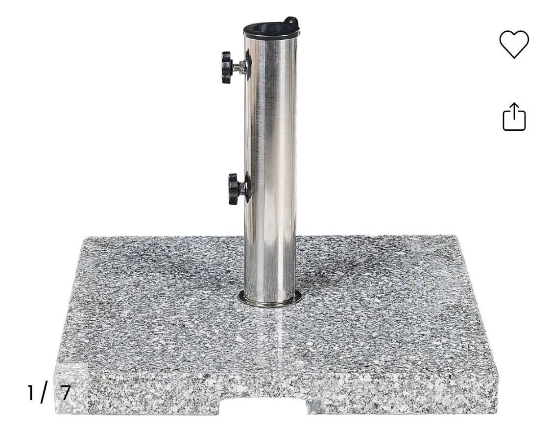 Sonnenschirme: Sonnenschirm 3Meter mit Granitsockel – Gebraucht aus Triengen von huegi02 1