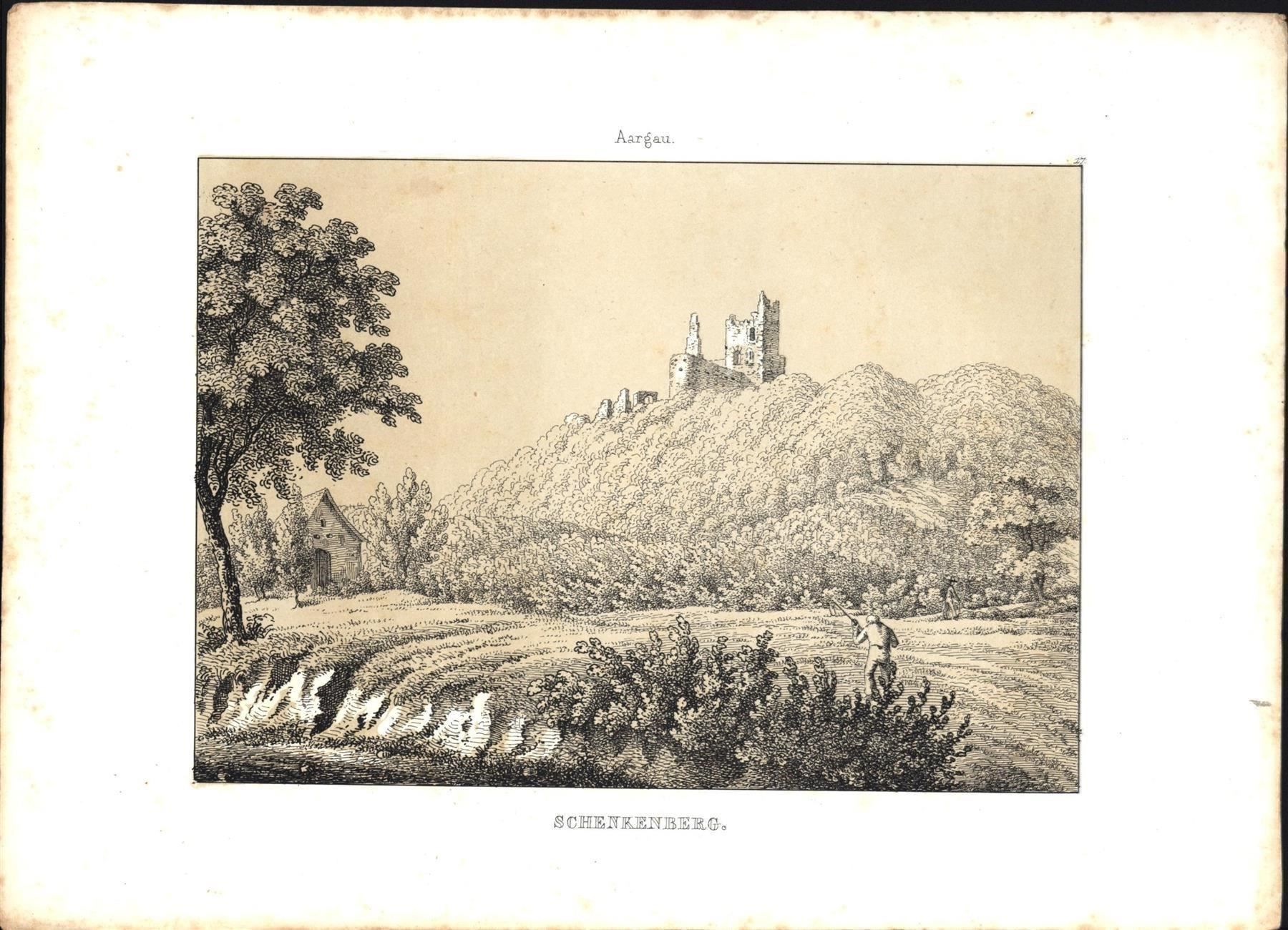 Incisioni: Schenkenberg  von Wagner 1840 – Usato da Rafz venduto da Helvet32