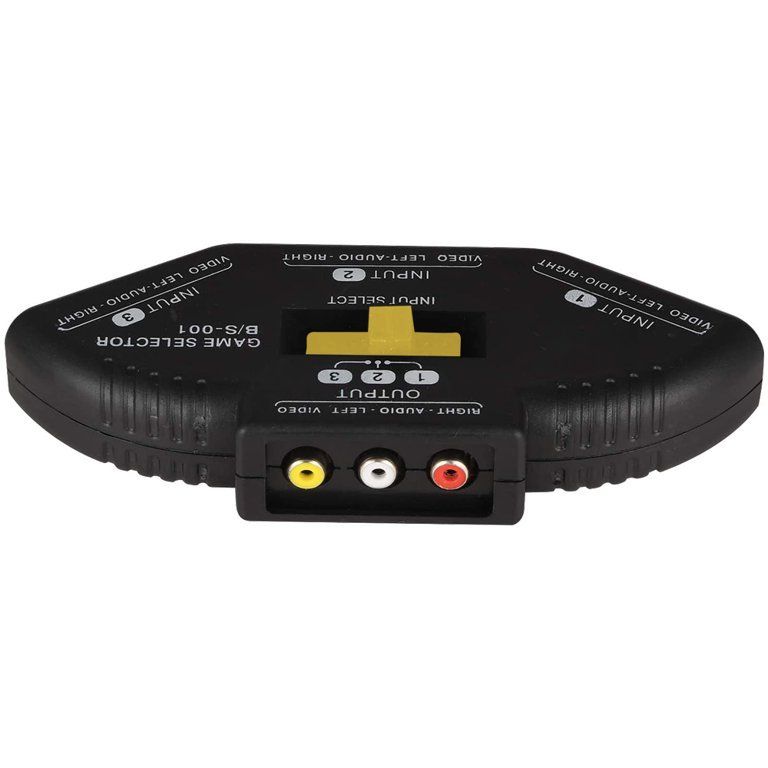 Unità & Adattatore: 3-Wege-Audio-Video-AV-RCA-Switch Switch – Nuovo (secondo la descrizione) da Buchs SG venduto da myeasyshop 3