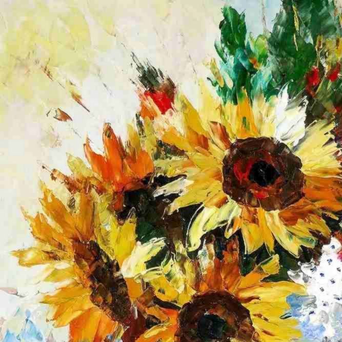 Riproduzioni & Creazioni: Abstract - The colorful flower vase – Nuovo (secondo la descrizione) da Larnaca venduto da KunstDepot24 1