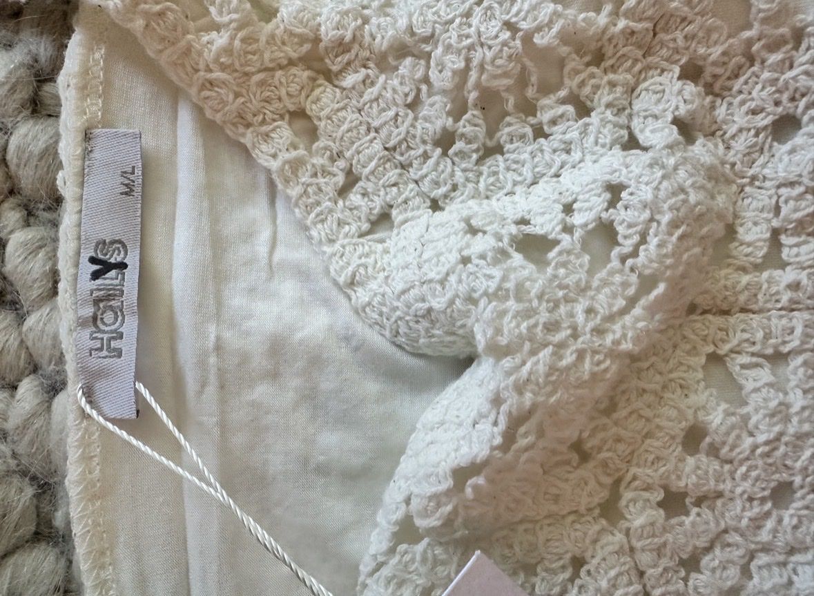 Top: BOHO-TRAUM: HÄKEL-CROP-TOP GR M-L – Nuovo e nell'imballaggio originale da Schaffhausen venduto da rot_yyy7 3