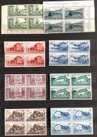 1948 - 1949  Pro Patria - Viererblock Sätze Postfrisch **