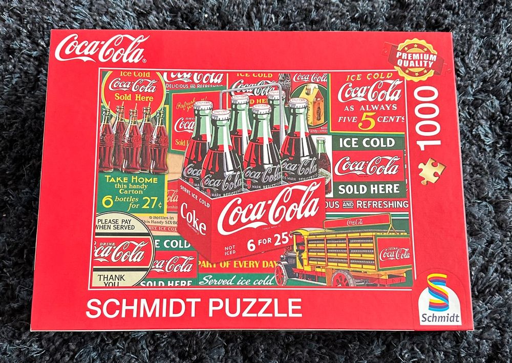 Puzzle 1000 Pièces Schmidt Spiele Coca Cola Nostalgie-Shop - 37,3x27,2 Cm - Neuf - Fabriqué En Allemagne