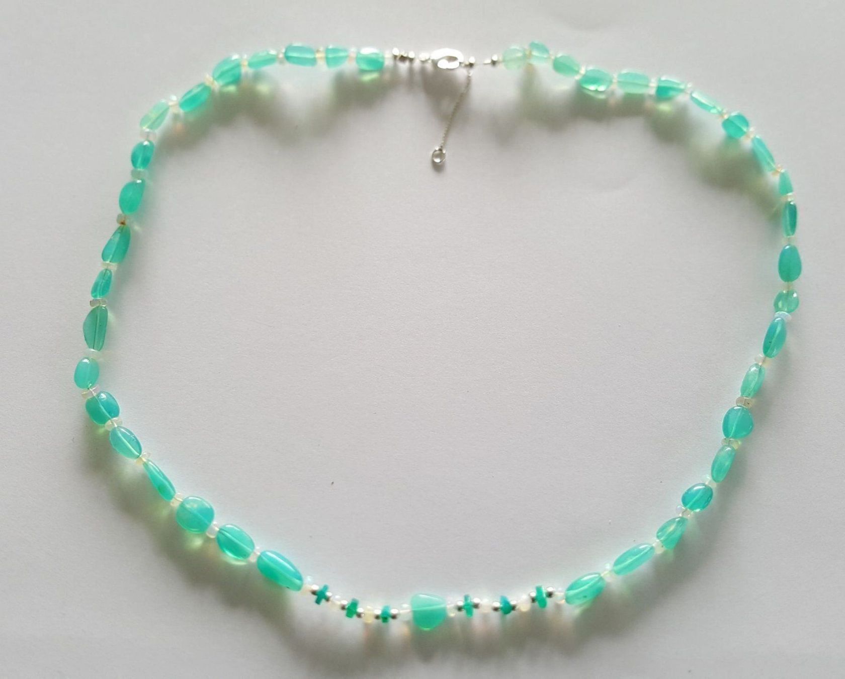 Catenine: Opal Halskette 32ct. O-31 – Nuovo e nell'imballaggio originale da Luzern venduto da Cellina1 4