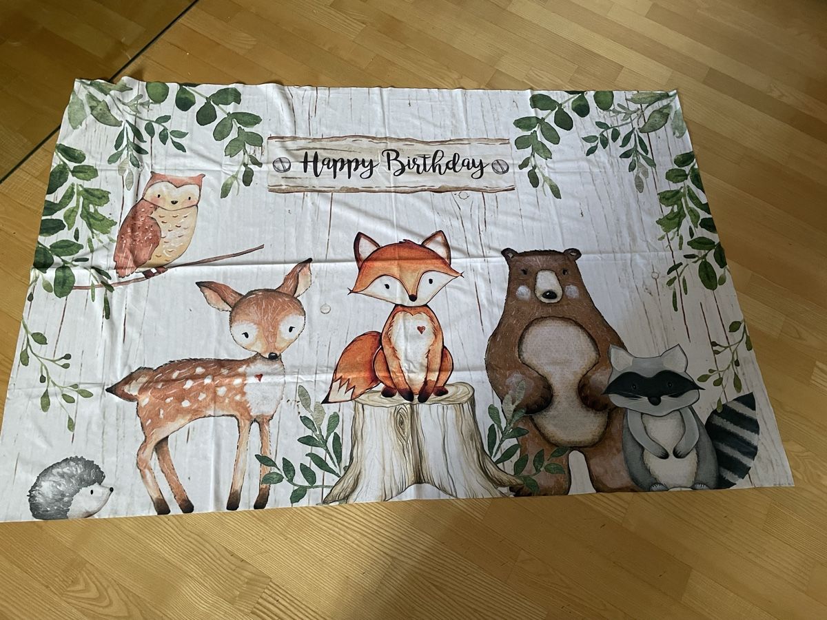 Tutte le decorazioni: Waldtiere Party Deko 5er Set  – Nuovo (secondo la descrizione) da forch venduto da Draechli789