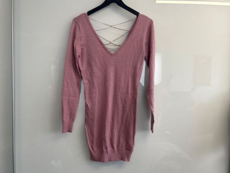 Pullover Lang Figurbetont mit Ketten 1 Size Neu