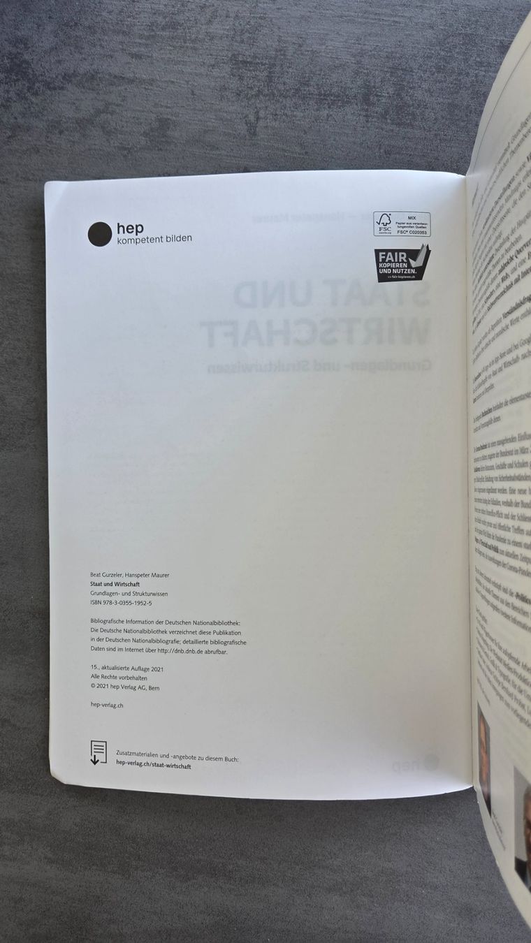 Bücher: Staat und Wirtschaft, 2021 – Gebraucht aus Wald ZH von ant_tn75 1