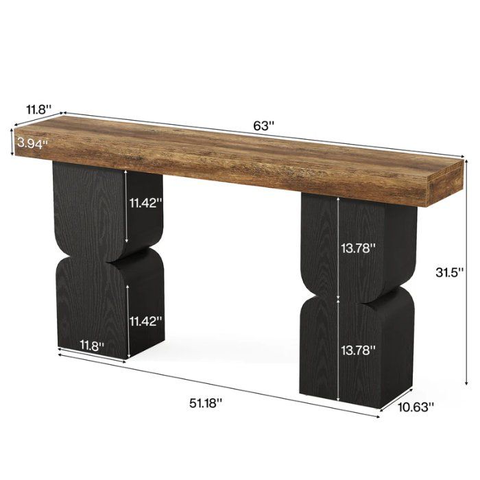 Tavoli: Konsolentisch 160cm Modern Schwarz Holz – Nuovo e nell'imballaggio originale da Gretzenbach venduto da Genfi-Shop 1