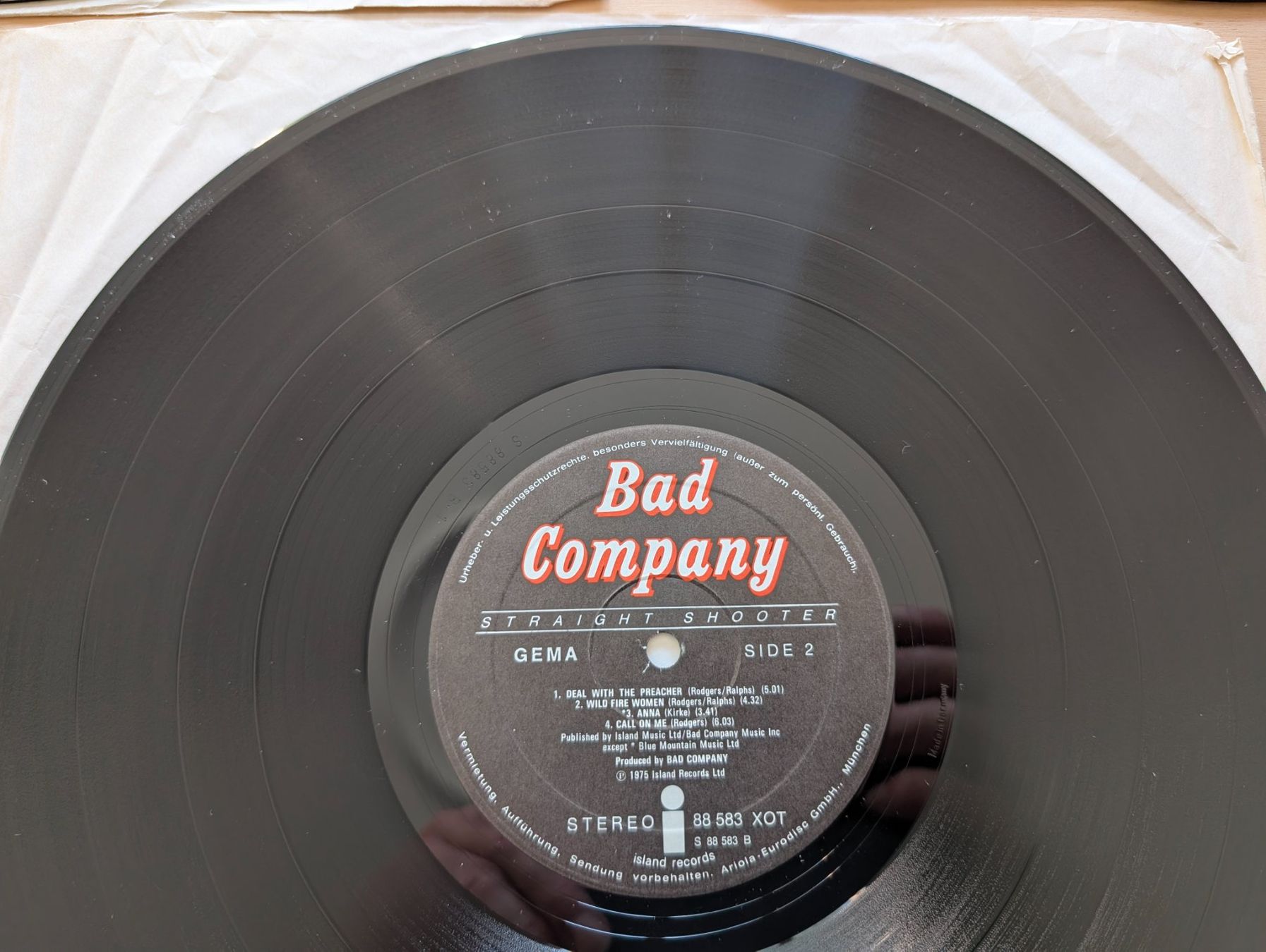 Vinyles: Bad Company  3x – D'occasion à Ebikon par soundundvielfalt 7