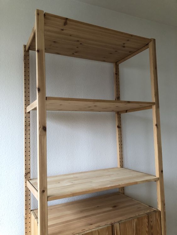 Ikea Ivar Holz Regal mit SchrankElement 50 cm tief Kaufen auf Ricardo