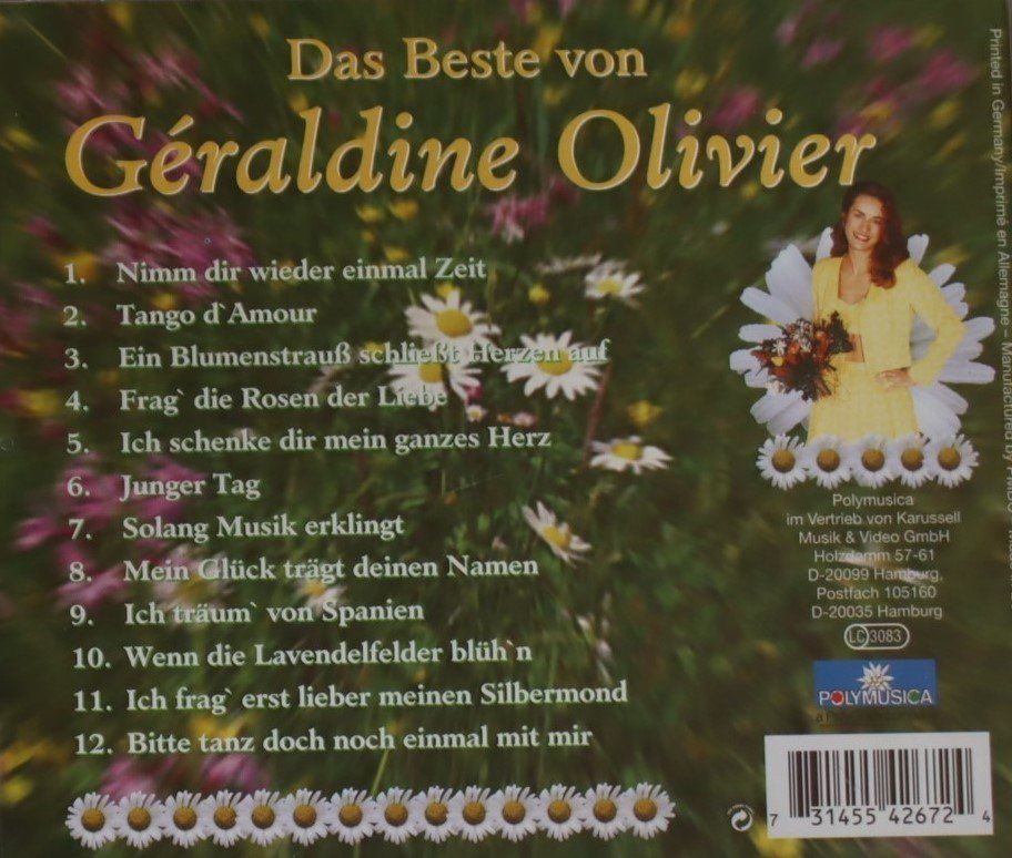 CDs: Géraldine Olivier – Das Beste – Gebraucht aus Luzern von CONTENTI 2