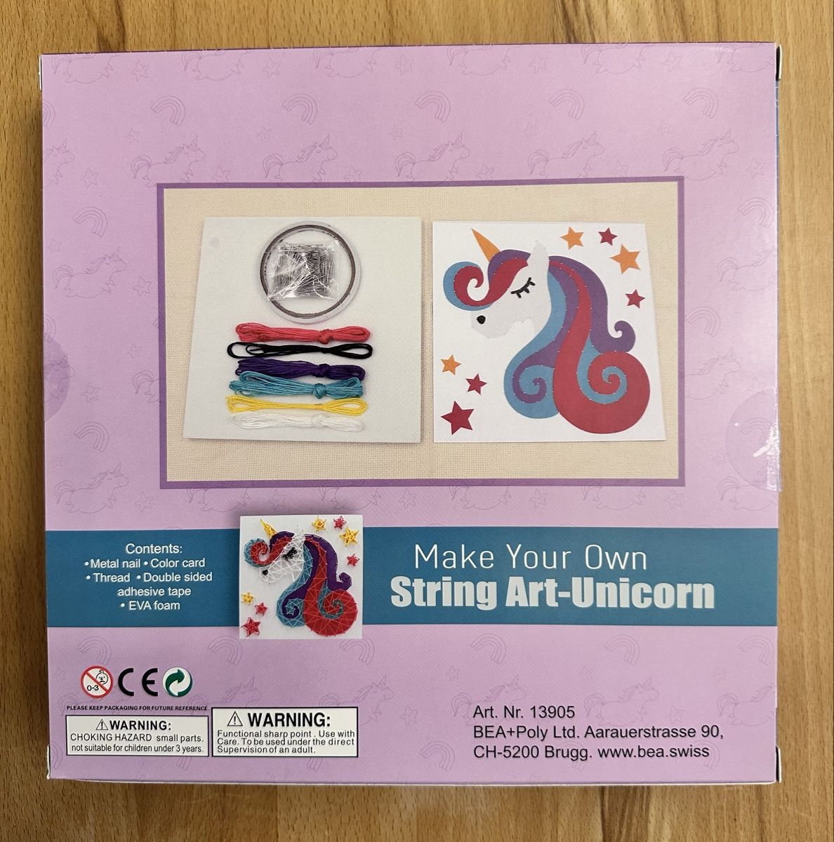 Kit bricolage: String Art Unicorn Einhorn – Nuovo e nell'imballaggio originale da Watt venduto da mosi72 1