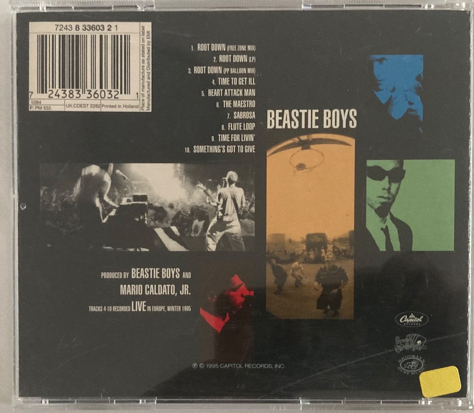 CD: BEASTIE BOYS - ROOT DOWN EP – Usato da Poliez-Pittet venduto da Newtown-Records 1